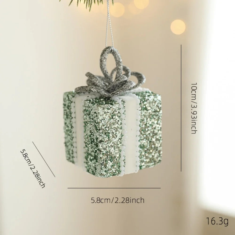New Green Glitter Sequins Foam Christmas Ball Christmas Tree Hanging Ornaments for Home New Year Christmas Decoration Oasis Select Style 9