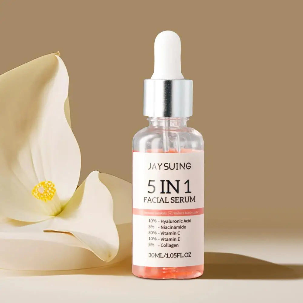 5-in-1 Vitamin C & Hyaluronic Acid Face Serum – 30ml