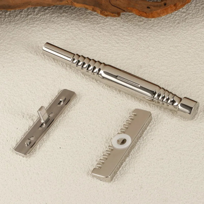 2026 YAQI High Quality Romulus Open Comb Polished 316 stainless Steel AC Blade Single-edged Mens Shaving Safety Razor For Men