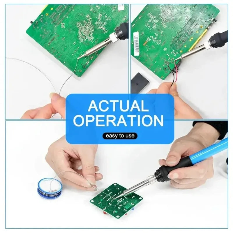 60W Adjustable Electric Soldering Iron 220V EU – SLADE Rework Kit Electric Soldering Iron Oasis Select