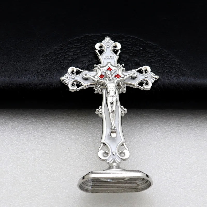 Home and Office Desktop Metal Decorations, Car Carvings, Creative Handicrafts, Ornaments and Ornaments Oasis Select Steel white 8cm shown in picture