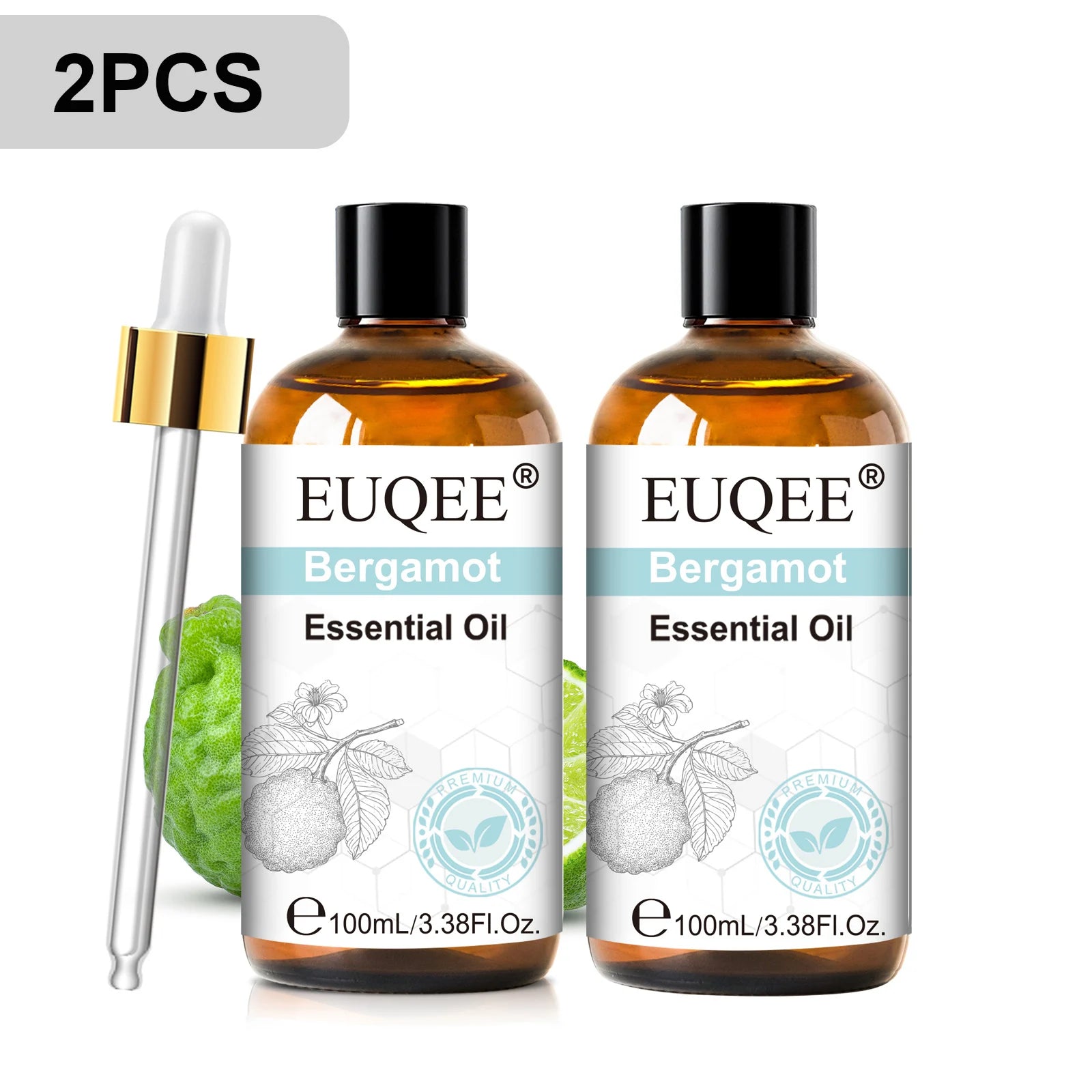 EUQEE 100ml Essential Oils – Lavender, Vanilla, Lemon & Cinnamon