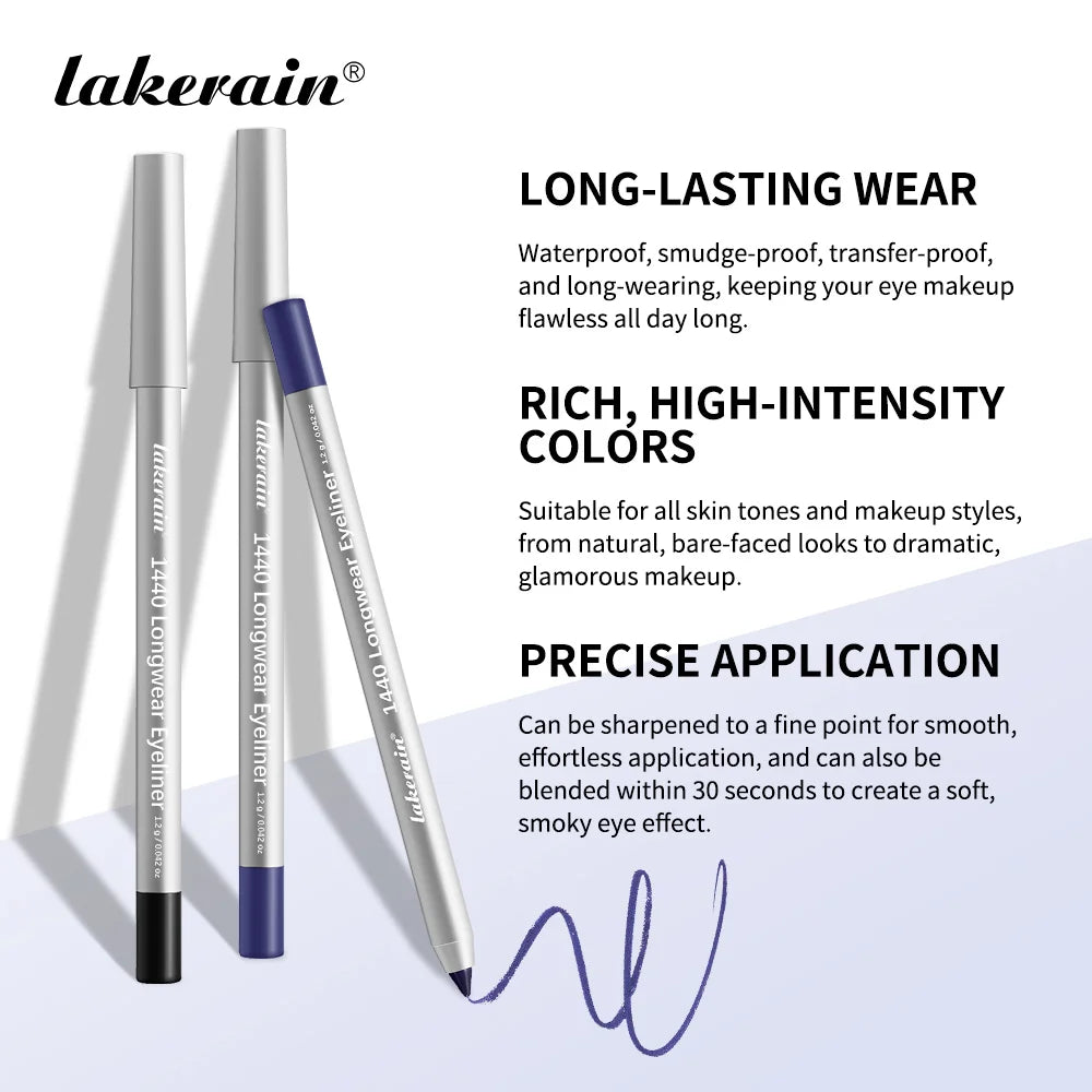 Eyeshadow Palette Eyeliner Set Rich High-intensity Colors Waterproof Sweatproof Long Lasting Color Natural Effect Eye Makeup Kit Oasis Select