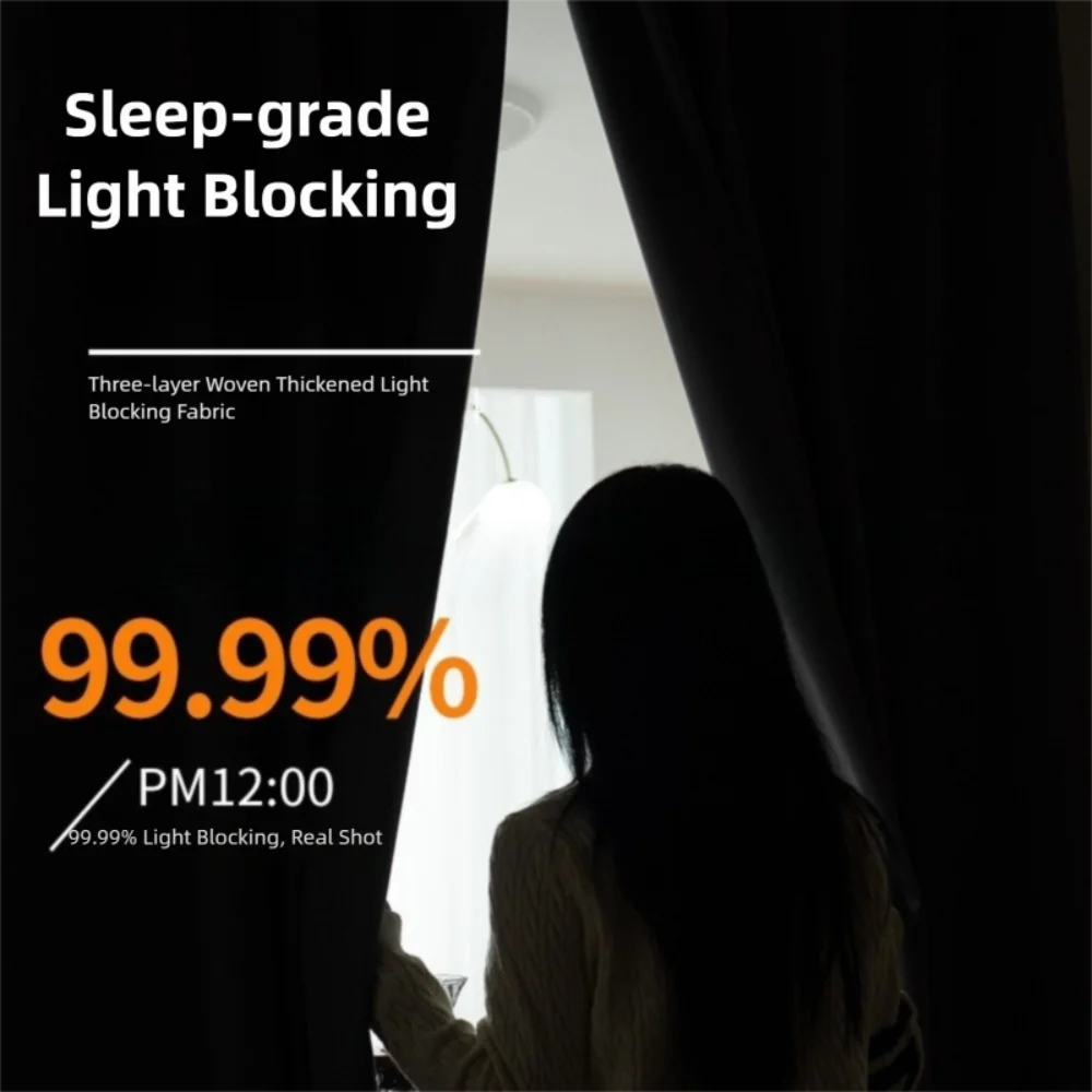 Self-Adhesive Blackout Curtains | No-Drill Privacy Panel