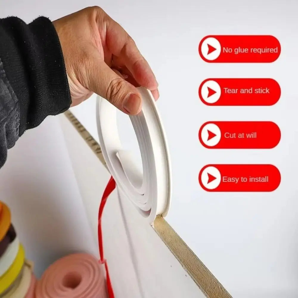 New U-shaped Edge Banding Tape Self-Adhesive TPE Rubber Edge Protector 2M Edge Safety Guards Oasis Select