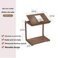 Multi-functional Coffee table removable sofa side small coffee table household living room side table Oasis Select Walnut 60A