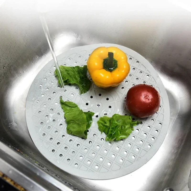 1/2Pcs Soft Rubber Sink Mat Anti Slip Home Heat Insulation Drying Protector Cover Quick Drain Pad Kitchen Accessories Sink Pad Oasis Select