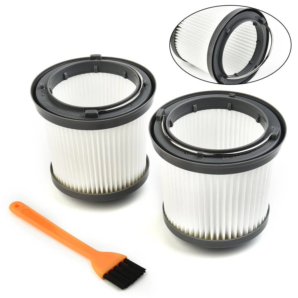 2x Vacuum Cleaner Filter For Black & Decker Dustbuster Pivot PD1820LF PV1210 Washable Cleaner Fliters With Brush Oasis Select Default Title