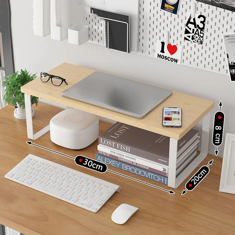 Storage Shelves Organizers Base Lifting Bracket Organizer Storage Rack Computer Table Shelf Multifunction Home Organization Oasis Select