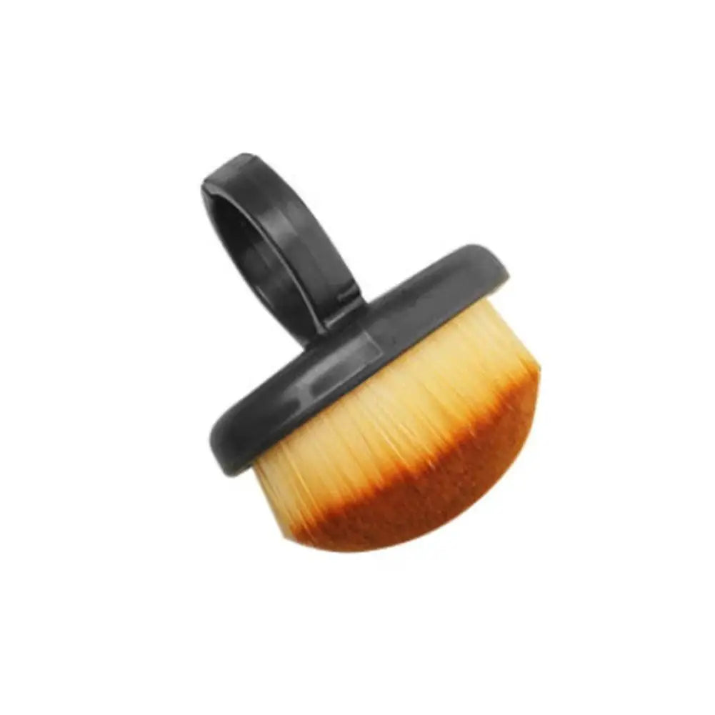 Nail Dust Brush Ring Handle – Soft Manicure Cleaning Brush Nail Dust Brush Oasis Select 1PC-black