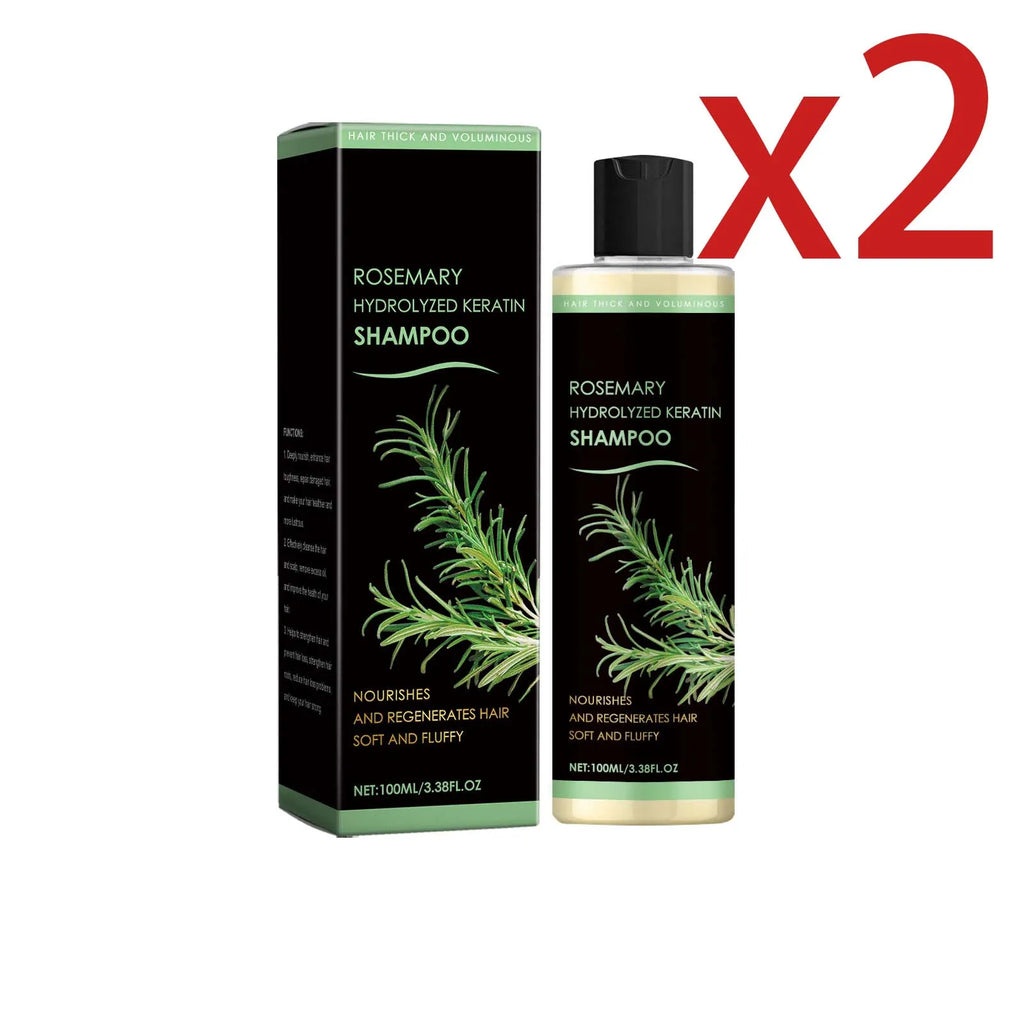 Rosemary Dense Hair Shampoo Nourishing Scalp Strengthen Hair Roots Deep Cleaning Improve Scalp Environment Oil-Control Shampoo Oasis Select 2x100ml 1
