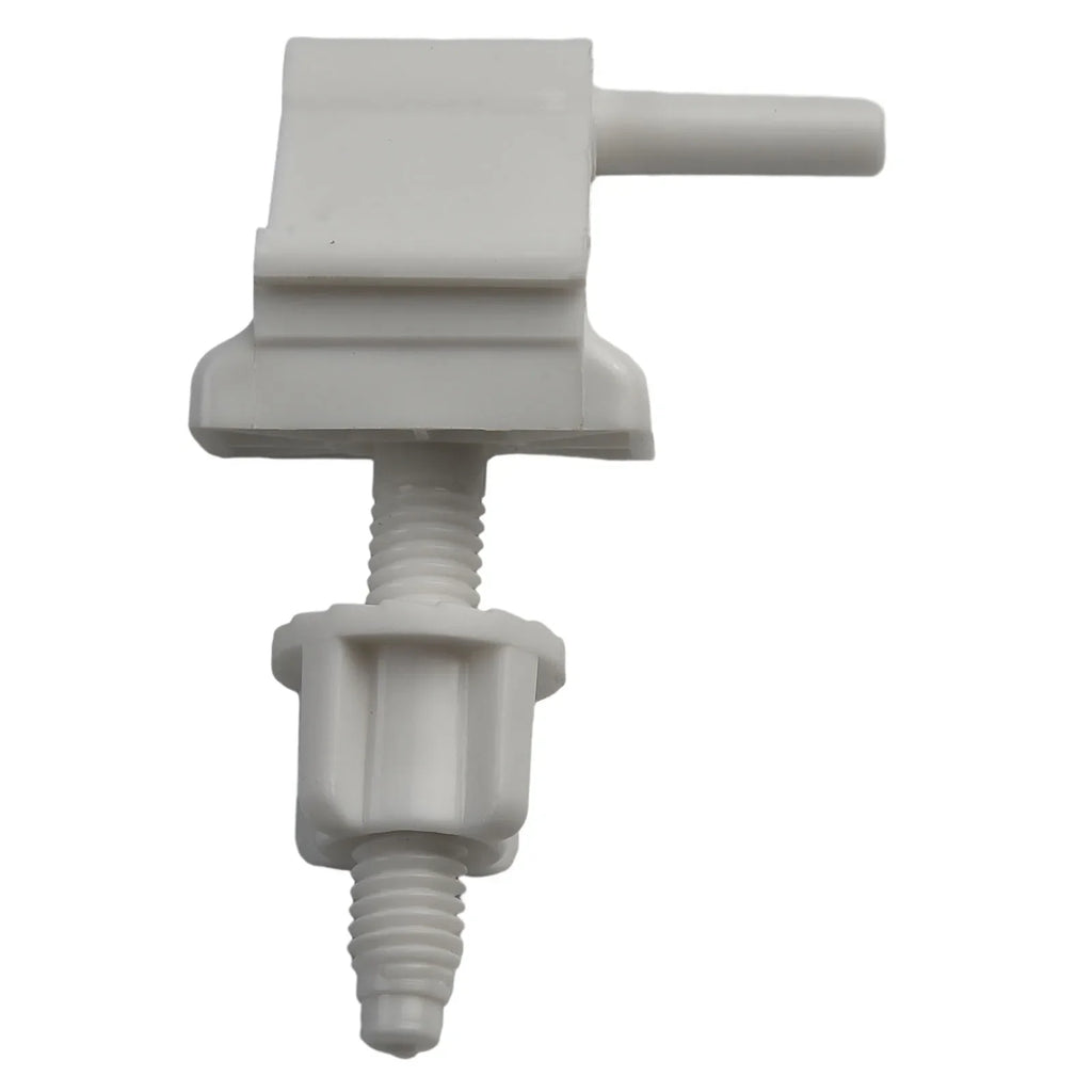 White Plastic Toilet Seat Hinge Replacement Kit – 1 Pair