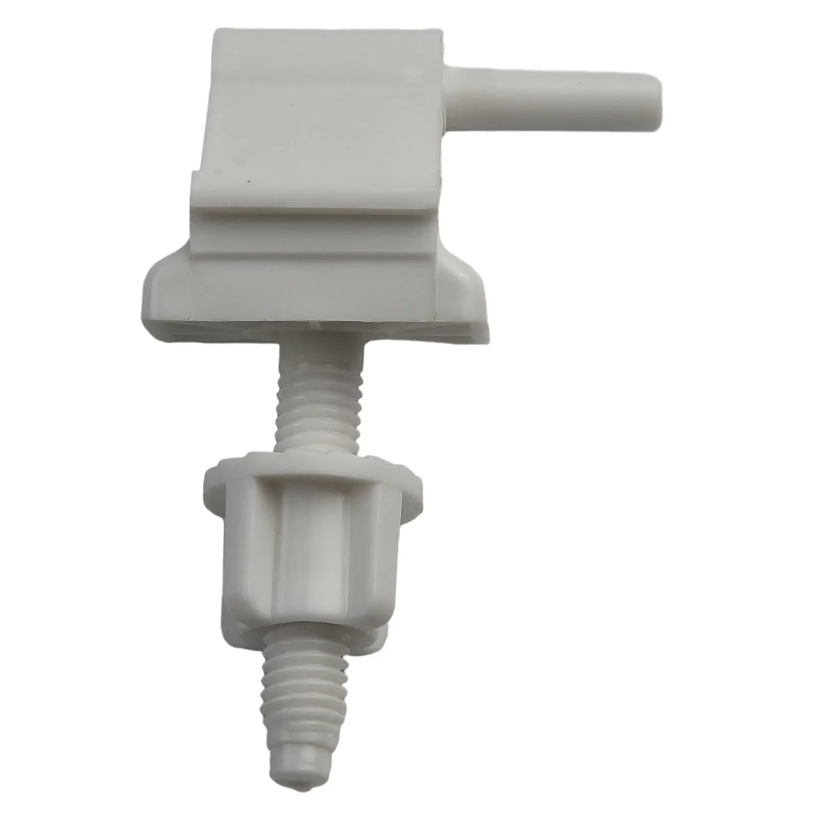 White Plastic Toilet Seat Hinge Replacement Kit – 1 Pair