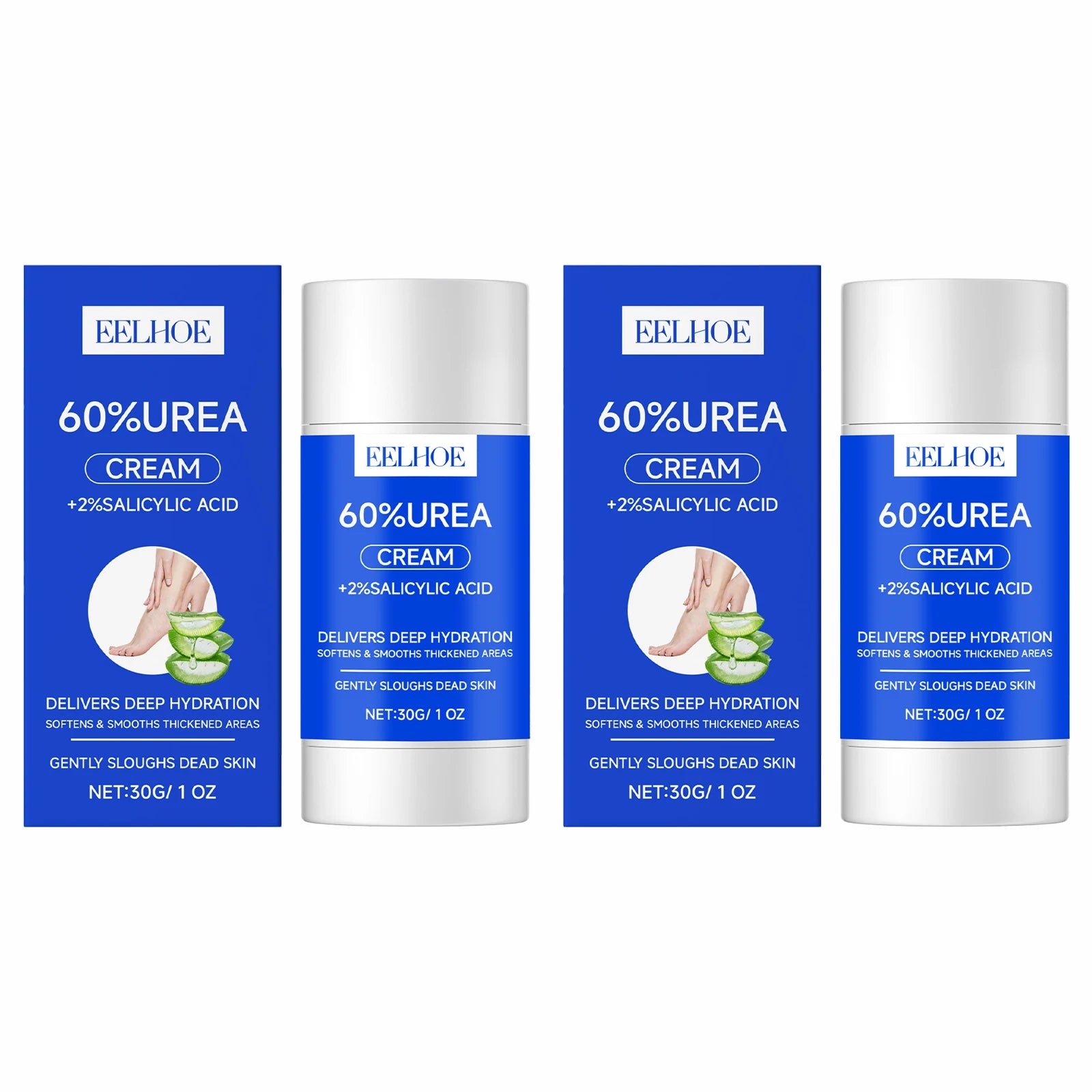 Urea 40% + Salicylic Acid 2% Foot Cream – Repair Cracked Heels Foot Cream Oasis Select 2pcs