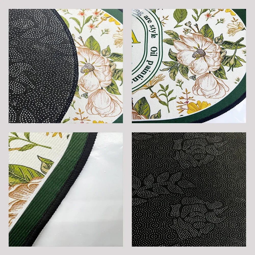 40x120cm Absorbent Velvet Bath Rug Non Slip Long Kitchen Mat Crystal Soft Carpet for Living Room Bathroom Entryway Floor Oasis Select