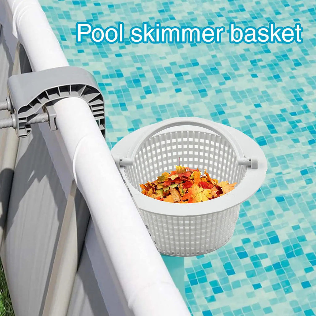 Pool Basket Skimmer Pool Cleaning Supplies Replacing Strainer Basket for Removing Leaves Grass Hair Scum Backyard Outdoor Garden Oasis Select