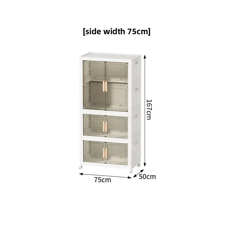Multi-functional Wardrobe Baby Clothes Storage Box Household