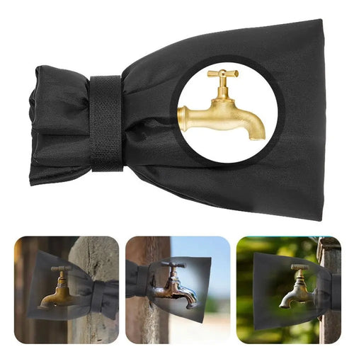 210D Oxford Outdoor Faucet Cover – Winter Freeze Protection Faucet Insulation Cover Oasis Select