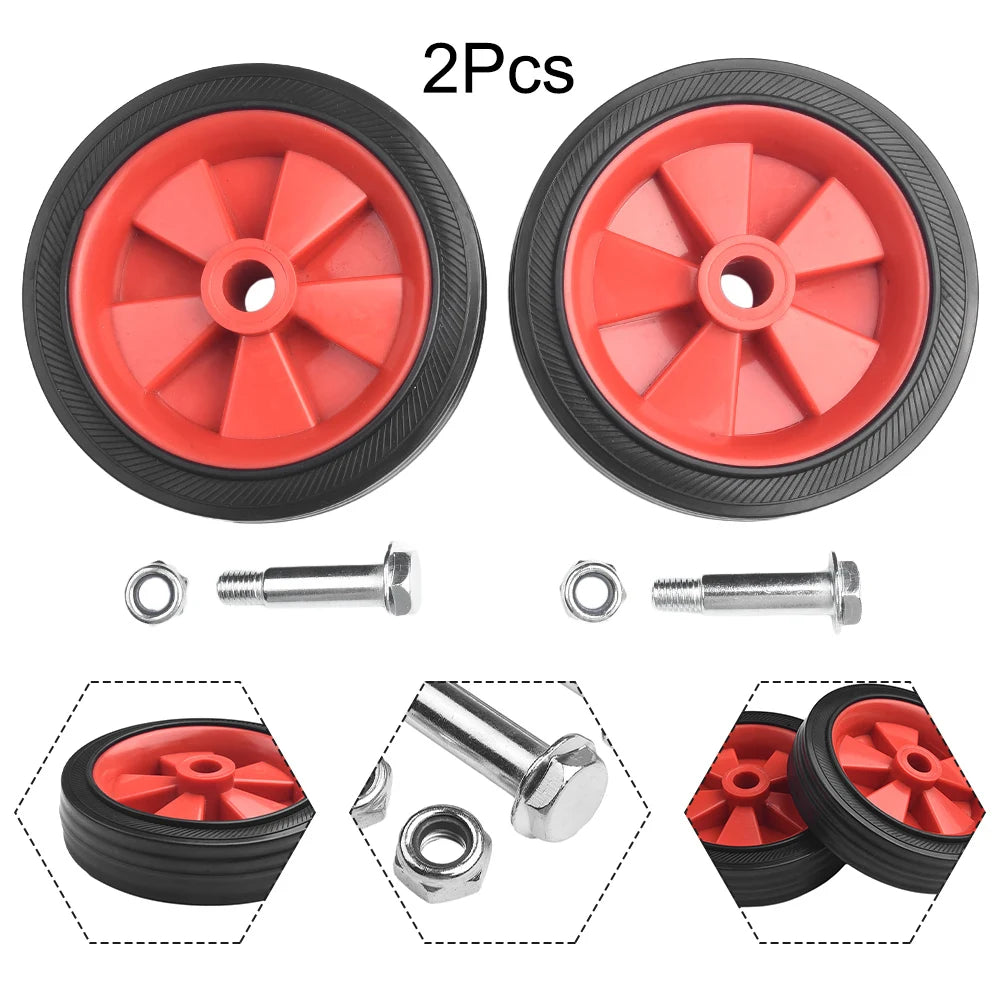 2-Pack 5/6" Air Compressor Replacement Caster Wheels Non-Slip Compressor Caster Wheels Oasis Select