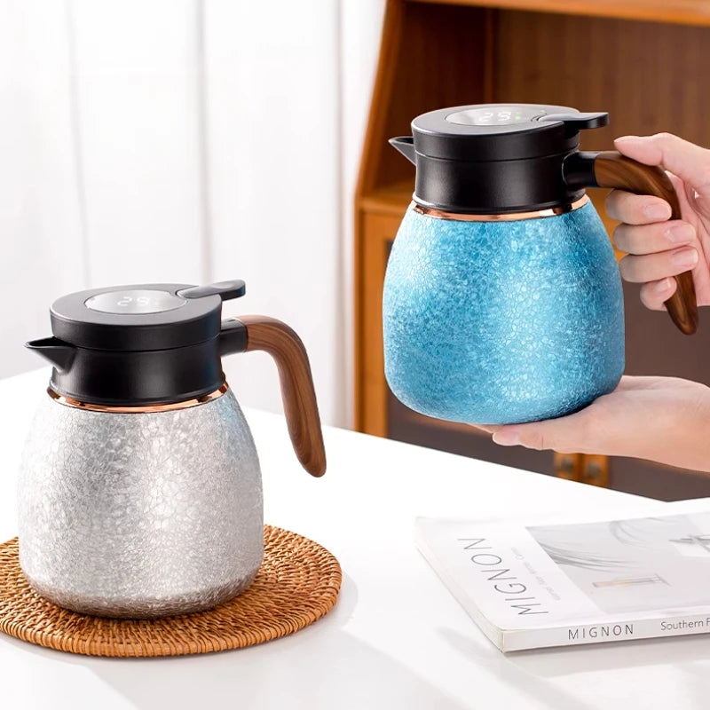 The New Domestic Titanium Thermal Insulation Pot Braised Teapot Large Capacity Teapot Tea Separation Thermal Insulation Pot Oasis Select