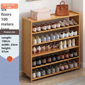 Multi-functional Space-saving shoe rack Multi-layer bamboo shoe rack Storage dust-proof storage shoe rack Oasis Select Sixth floor E