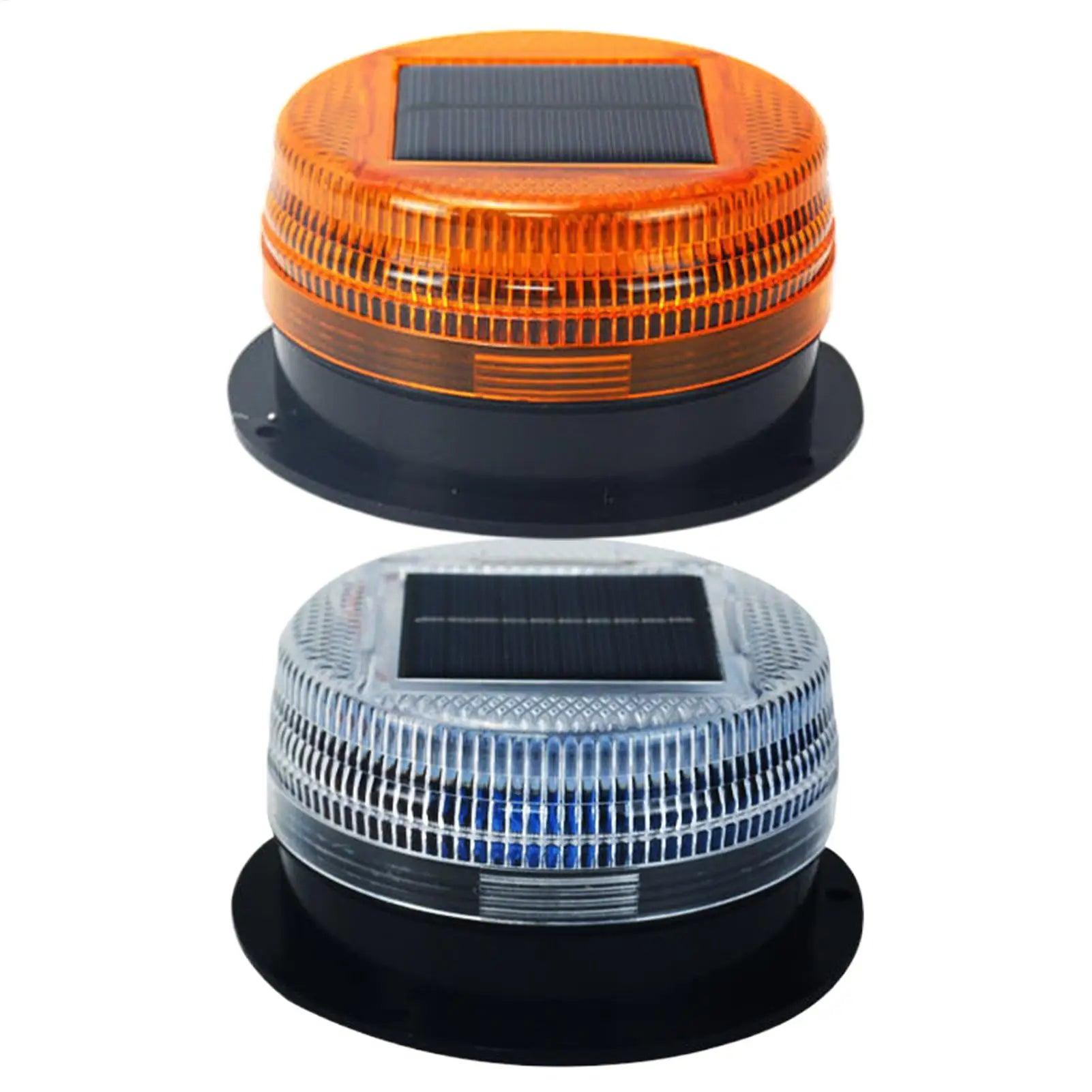 Solar Power LED Magnetic Warning Light for Car Tractor Truck Strobe Beacon Amber PoliceLamp Emergency Signal Night Sensor Oasis Select