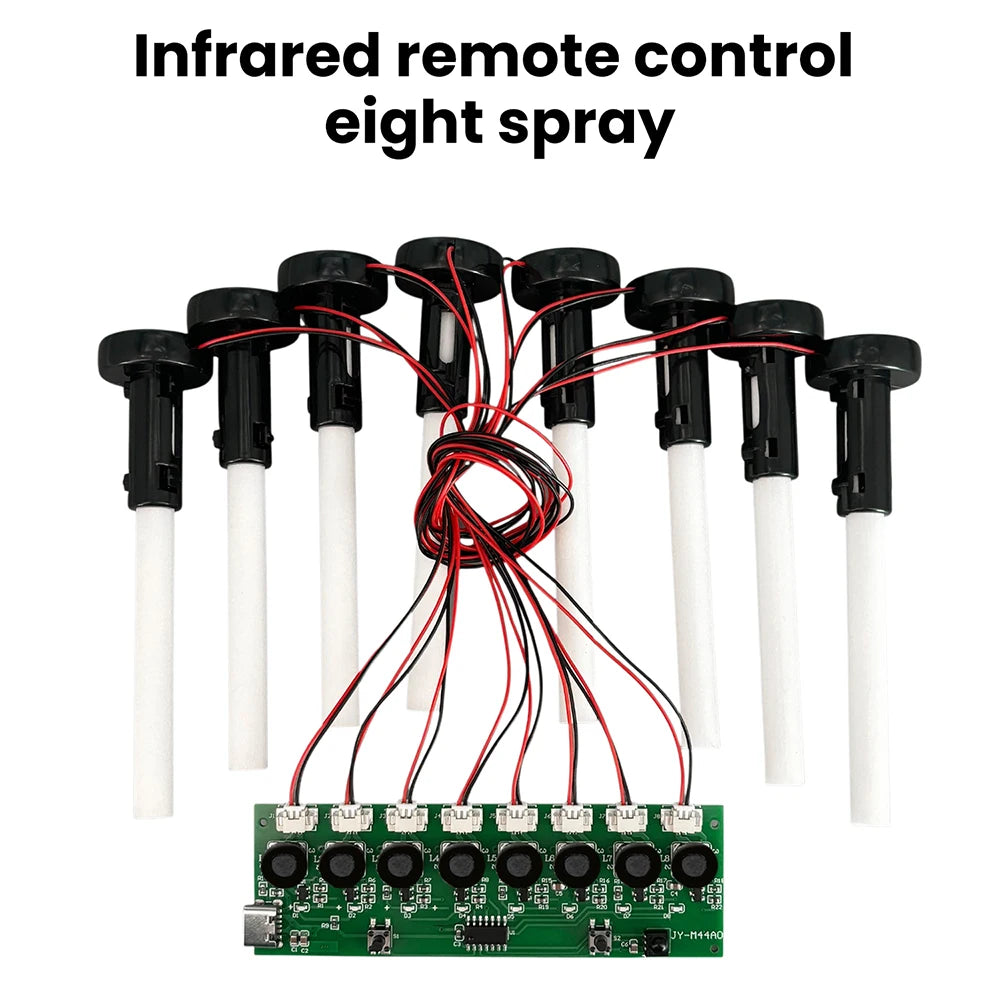 Humidifier Module DIY Kit Nebulizing Control Board Ultrasonic Nebulizer Mist Driver Circuit Board Interface 8 Nozzle Oasis Select