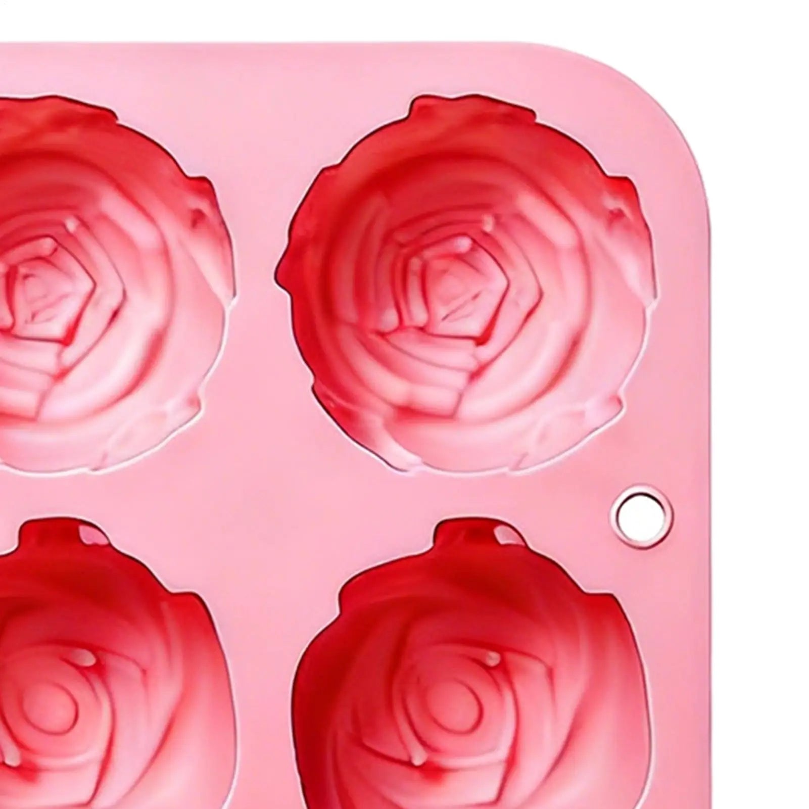 8 Holes Rose Flower Silicone Molds Handmade Soap Candle Silicone Mold DIY Cake Chocolate Baking Tools Ice Cubes Making Mould Oasis Select
