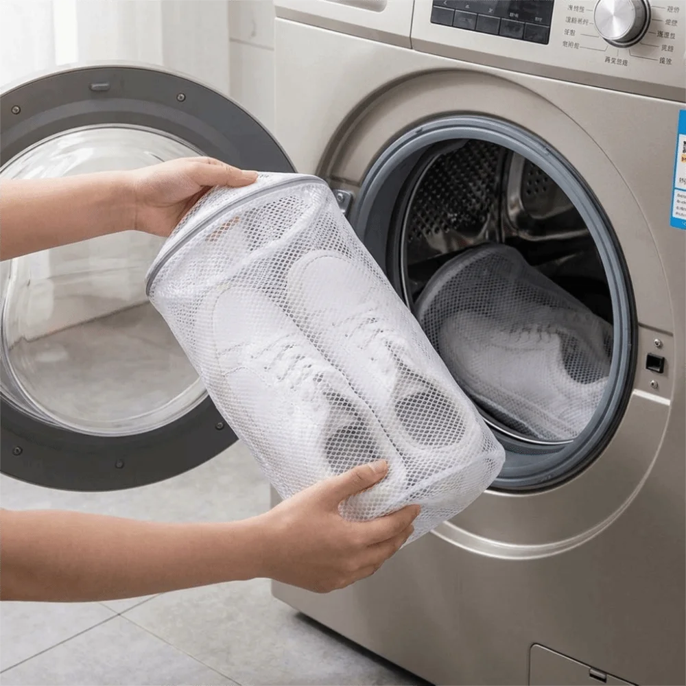 Honeycomb Mesh Shoe Washing Bags – 2 Pack, Anti-Deformation