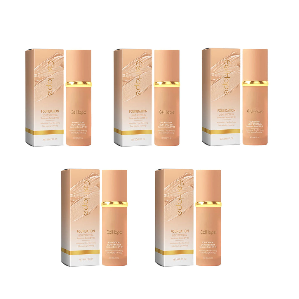 Eelhope 4-in-1 Foundation SPF 50 Full Coverage Concealer Primer Liquid Foundation Oasis Select 150ml boxed