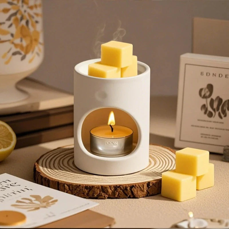 Fragrant Wax Block Solid Essential Oil DIY Material Rich Incense Sandalwood Fragrance Premium Spices Relaxing Meditation Aroma Oasis Select