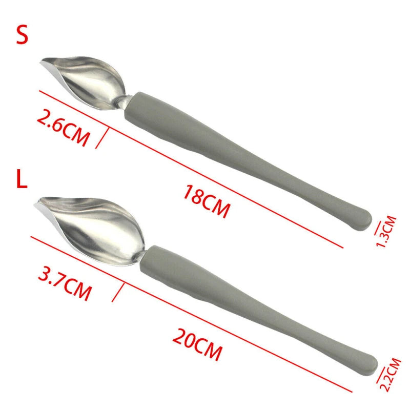 2Pcs Culinary Drawing Spoons Chef Pencil Sauce Painting Spoon Chocolate Cream Sauce Cake Decoration Spoons Kitchen Accessories Oasis Select 2pc