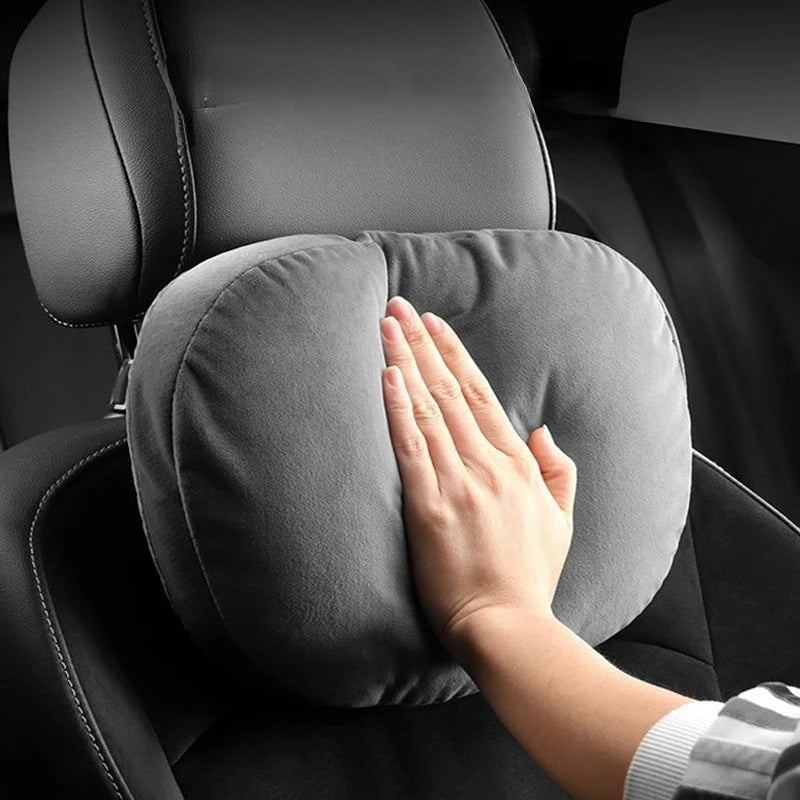 Car Headrest Soft Car Seat Support Waist Pillow Adjustable Auto Seat Cover Head Neck Rest Cushion Neck Lumbar Cushion Pillow Oasis Select
