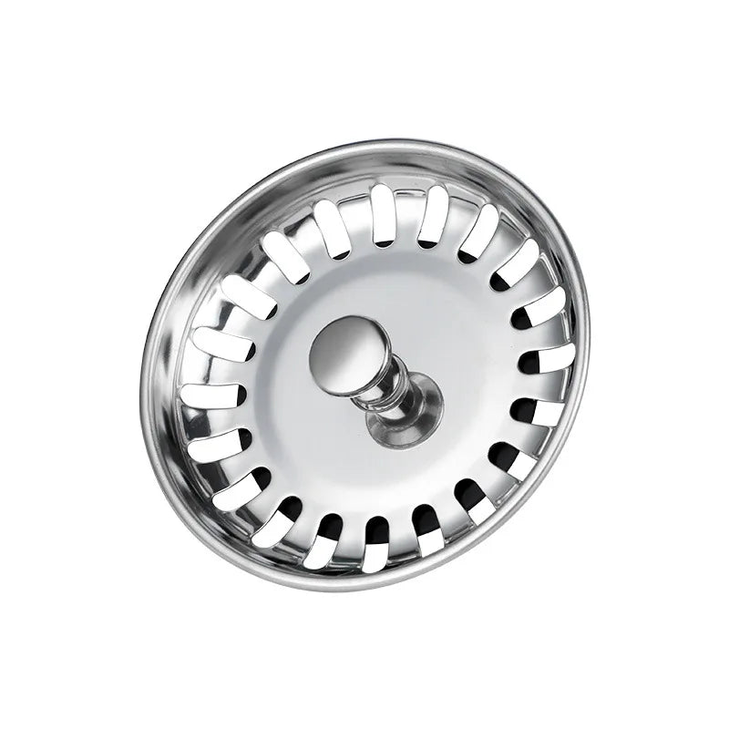 1 PCS Waste Plug Premium Kitchen Sink Strainer Replacement Basin Drain Filter Stainless Steel 80mm Sizes Fixing Pin Oasis Select