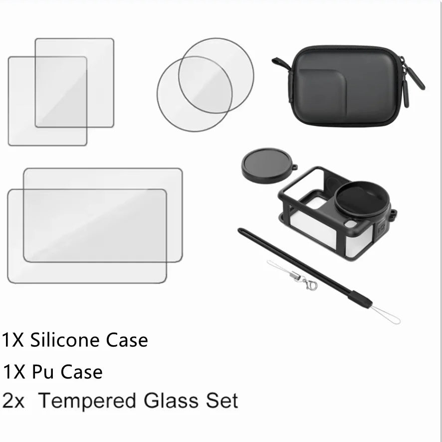 DJI Action 6 Hard Shell Case & Accessories Kit | EVA Carry Bag