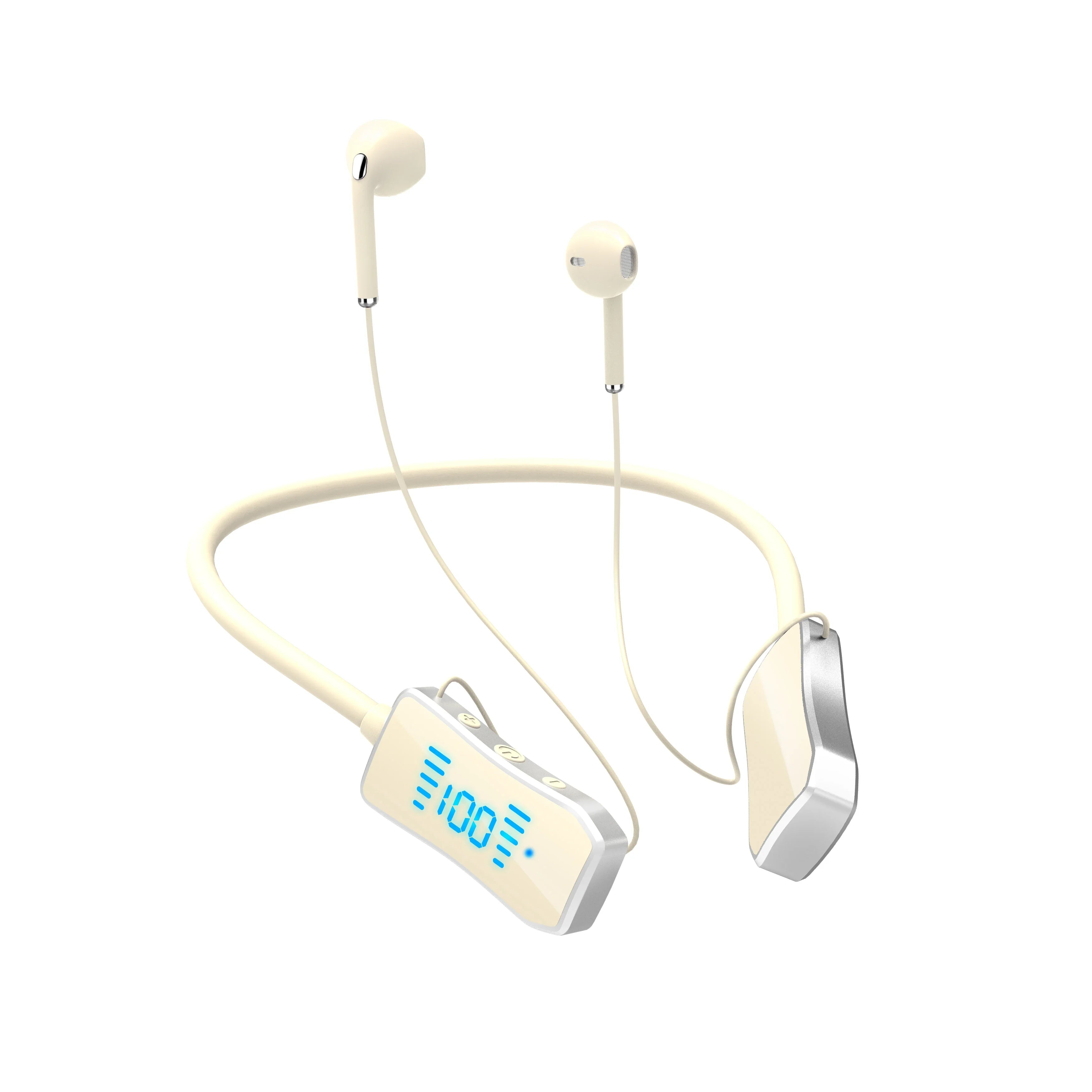 TWS Wireless Headphone Bluetooth Earphones Magnetic Neckband Sport Waterproof Blutooth Headset with Mic Noise Cancell Oasis Select khaki