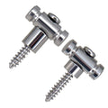 2Pcs Guitar Roller String Trees Retainer With Screws For Electric Guitars Parts Silvery/Black/Gold Guitar Guide Fit Telecaster Oasis Select Silver