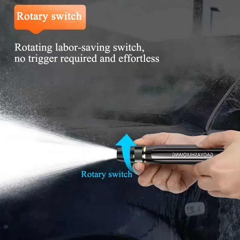 High Pressure Garden Watering Gun Car Wash Sprayer Hose Nozzle Adjustable Water Spray for Home Garden Lawn Irrigation Cleaning Oasis Select