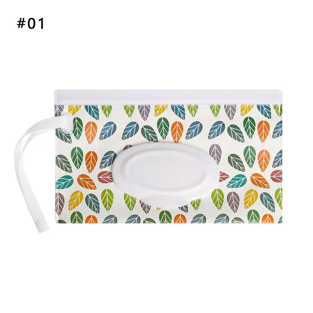 1pc Useful Outdoor Flip Cover Carrying Case Portable Baby Product Stroller Accessories Wet Wipes Bag Tissue Box Cosmetic Pouch Oasis Select 1