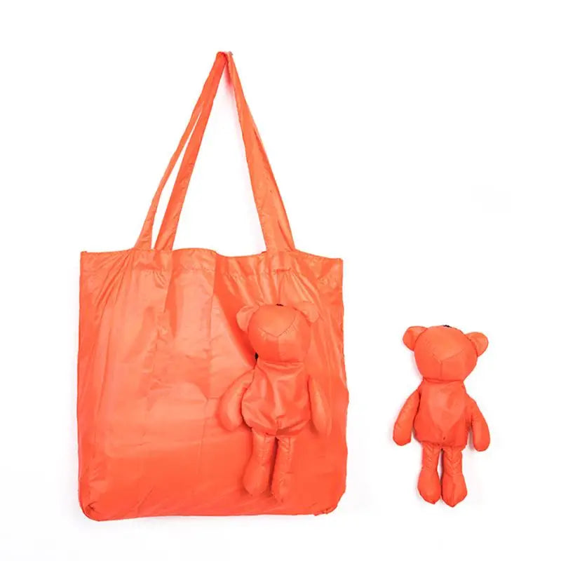 Cute Doll Mini Foldable Shopping Bag Women's Portable Tote Bag 인형 미니 접이식 쇼핑백 Сумка женская Reusable Pouch Oasis Select A5