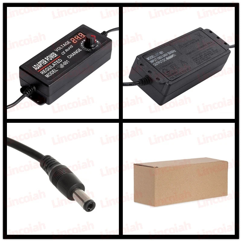 Adjustable AC To DC Power Supply 3V 5V 6V 9V 12V 15V 18V 24V 1A 2A 5A Power Supply Adapter Universal 220V To 12 V Volt Adapter Oasis Select