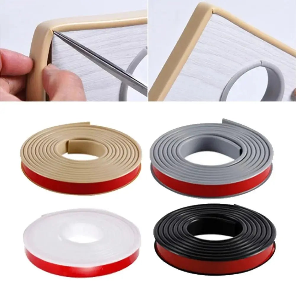 1M 18mm Width U Shaped Edge Guard Flexible Protector Trim Furniture Edging Strip Veneer Edge Sealing Tape Adhesive Edge Banding Oasis Select