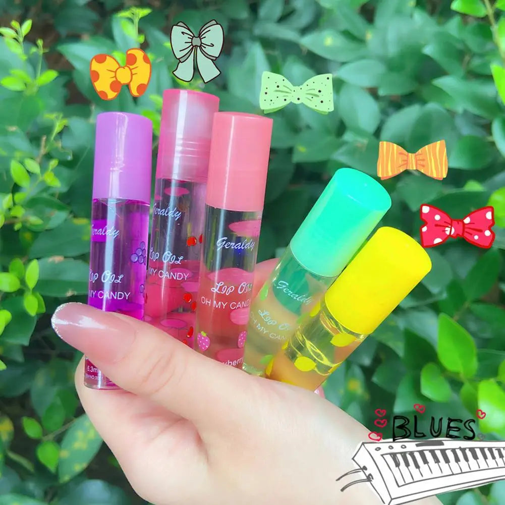 Eelhoe Fruit Roll-On Lip Oil Balm – Moisturizing Lip Gloss Roll-On Lip Oil Oasis Select