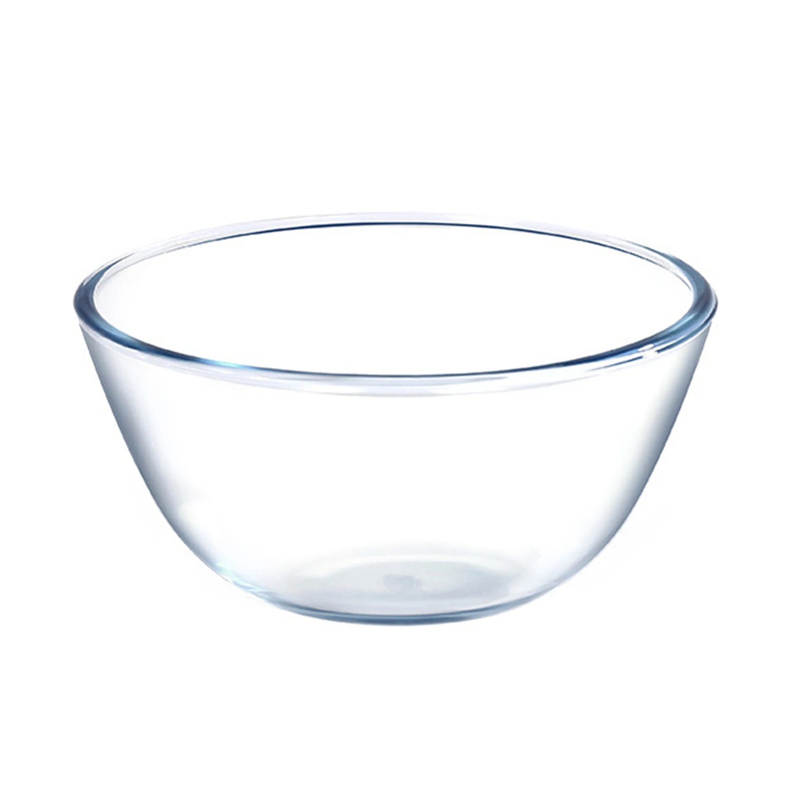 Clear Thickened Glass Mixing Bowl – Microwave & Dishwasher Safe