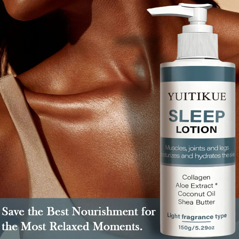 YUITIKUE Sleep Lotion – Collagen & Aloe Vera Night Body Cream