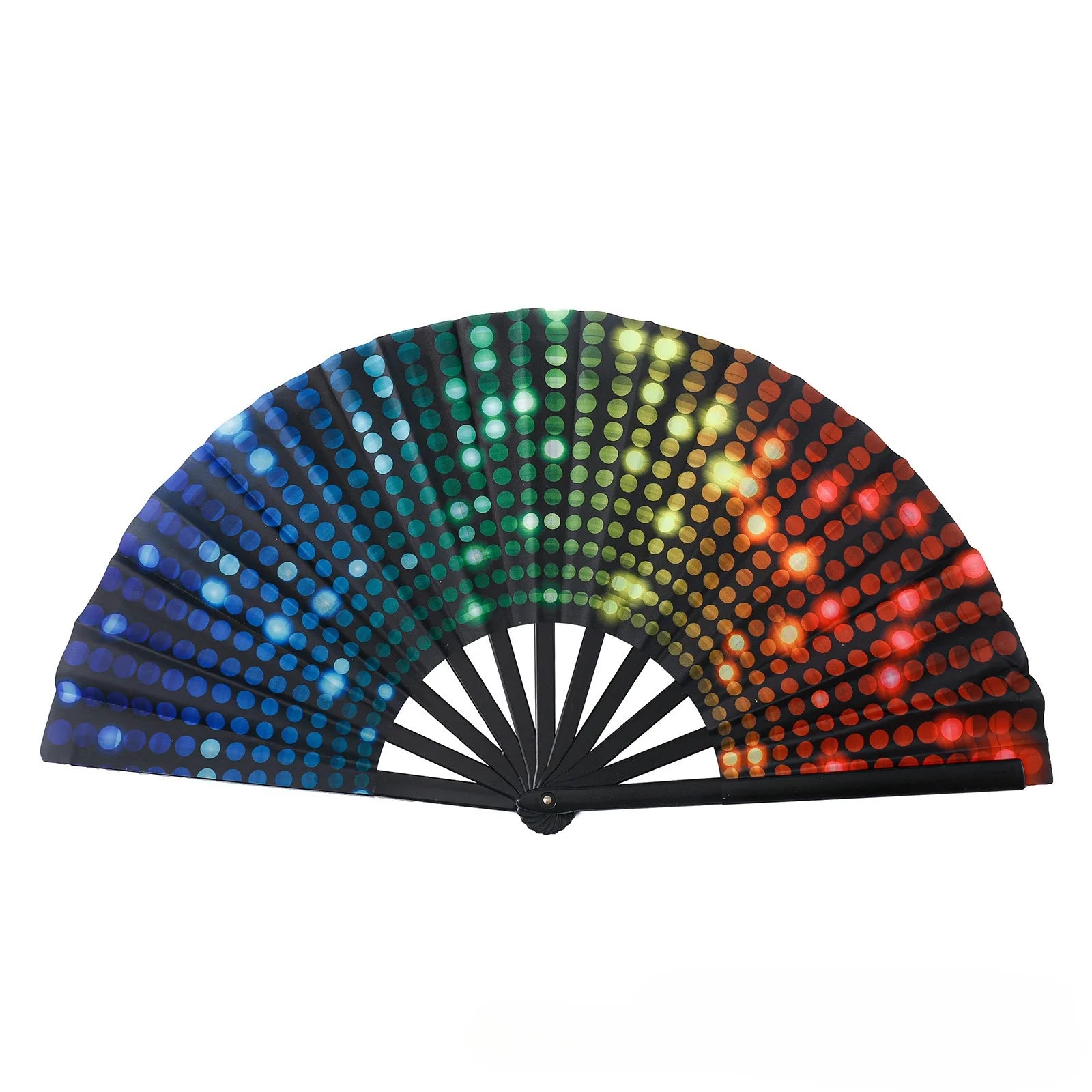Boots The Ground Hand Fan Foldable Country Line Dance Fan Portable Large Popping Fan For Dance Practice Party Performance Oasis Select