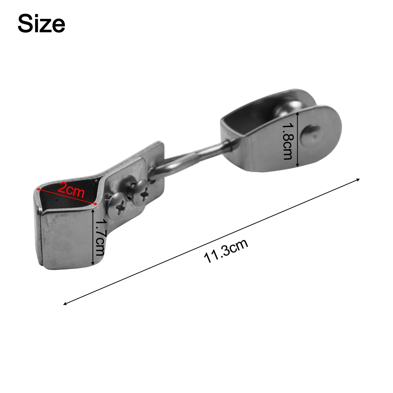 10pcs Pulley Hanging Pipe Clamps Wave Shade Sail Hardware For Indoor Pergolas Wave Canopy Shade Sail Installation Accessories Oasis Select
