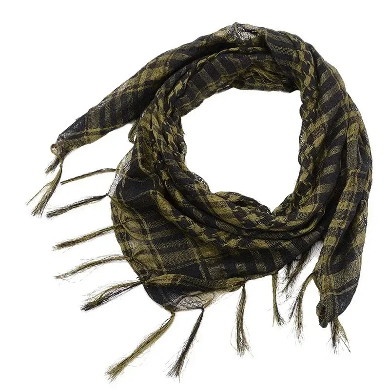 Keffiyeh Tactical Desert Scarf Wrap Shemagh Head Neck Arab Scarf Keffiyeh Scarf Wrap for Men And Women Oasis Select type-6 1pc