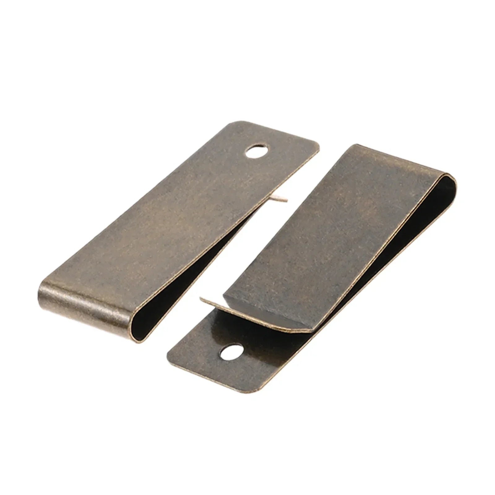 2-Pack Antique Bronze Iron Spring Buckle Sheath Clips DIY
