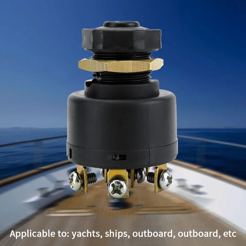 12V 3 Way Ignition Starter Switch With 2Keys For Mariner & Mercury Outboards With A Electric Choke Push To Choke Oasis Select